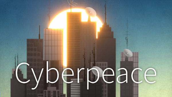 2D Erklärfilm Cyberpeace, Titelbild.